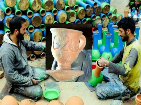 J-K: Srinagar's Kumar family to showcase glazed pottery at G20 summit (Photo/ANI)
