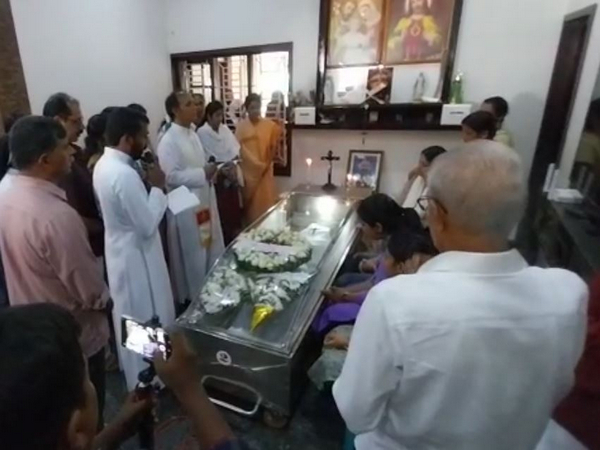 Last rites of Kerala man killed in Sudan violence were performed. (Photo/ANI)