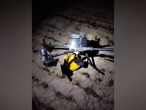 Pakistani drone shot by BSF(Pic credit/ BSF Punjab)