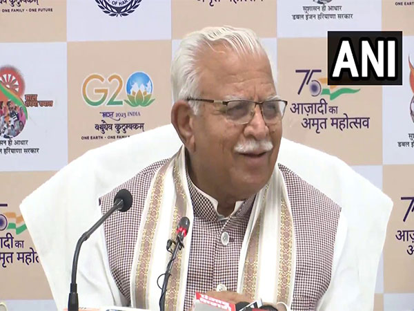 Haryana Chief Minister Manohar Lal Khattar (Photo/ANI)