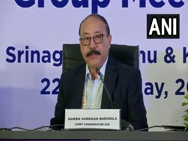 G20 Chief Coordinator Harsh Vardhan Shringla (Photo/ANI)