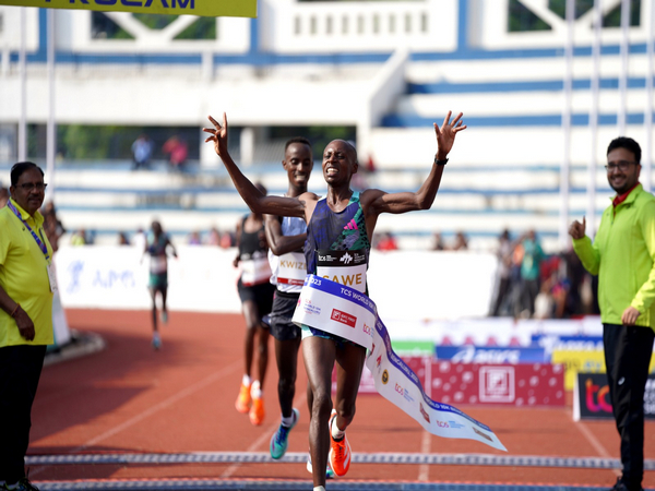 Sabastian Sawe winning World 10K Bengaluru (Image: World 10K Bengaluru)