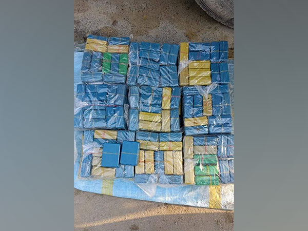 Mizoram Police seizes contraband drugs worth Rs 12 crore. (ANI/photo)