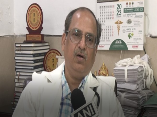 Dr YC Porwal, HOD of Medicine in Safdarjung Hospital (Photo/ANI)
