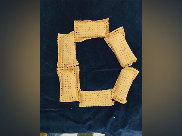 Gold worth over Rs 1 crore seized at Hyderabad Airport (Photo/ANI)