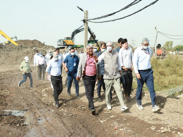 Delhi LG VK Saxena visits all three landfill sites. (Photo/ANI)