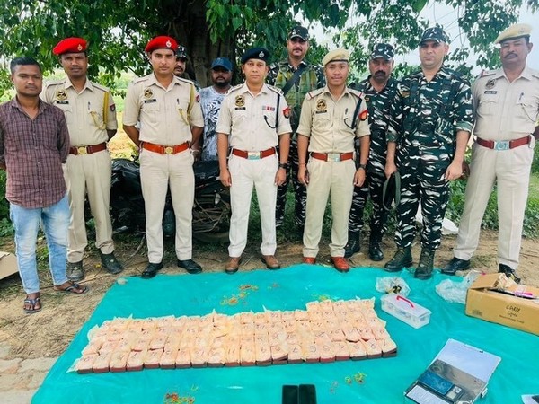 1.41 kg heroin seized in Karbi Anglong (Photo/ANI)(Photo/ANI)