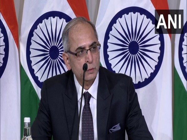 Foreign Secretary Vinay Kwatra at a special press briefing in Sydney. (Photo/ANI)