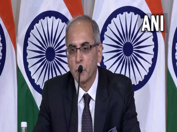 Foreign Secretary Vinay Kwatra addresses press briefing i Sydney, Australia. (Photo/ANI)