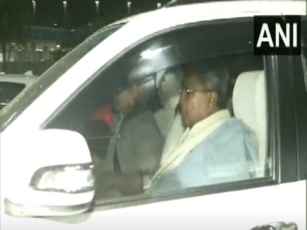 Karnataka Chief Minister Siddaramaiah arrives in Delhi. (Photo/ANI)