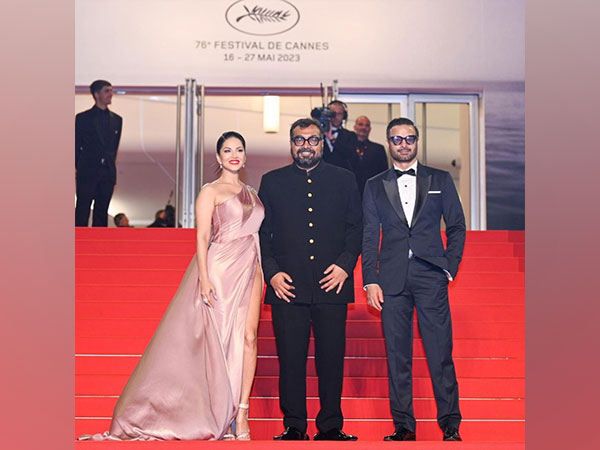 Anurag Kashyap with Sunny Leone and Rahul Bhat (Image Source: Instagram)