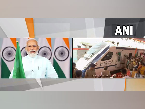 Prime Minister Narendra Modi attends the flagging off event virtually (Photo/ANI)