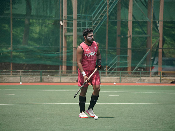 India hockey team captain Harmanpreet Singh during training session (Image: HI)