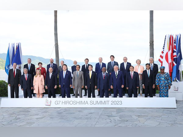 PM Modi along with G7 leaders during Hiroshima Summit. (Photo Credit - Twitter/PM Modi)