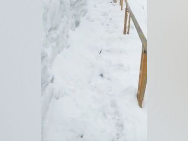 Hemkund Sahib Yatra stopped on Friday after yatra route covered with snow (Pic credit/ Chamoli police)