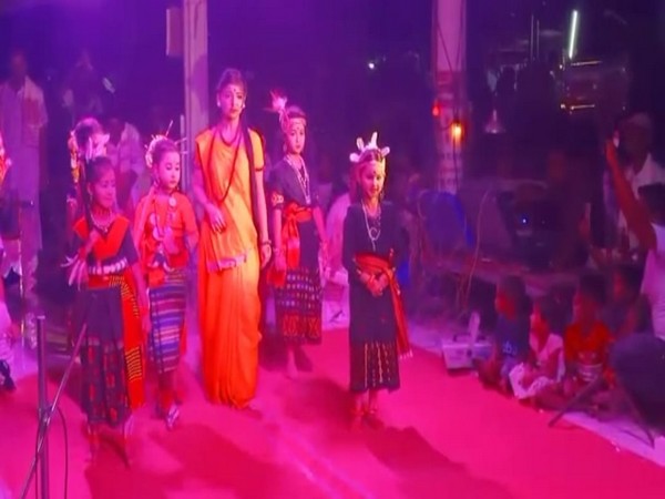 A group of children from different religions performed Assamese traditional Bhaona in Assam (Photo/ANI)