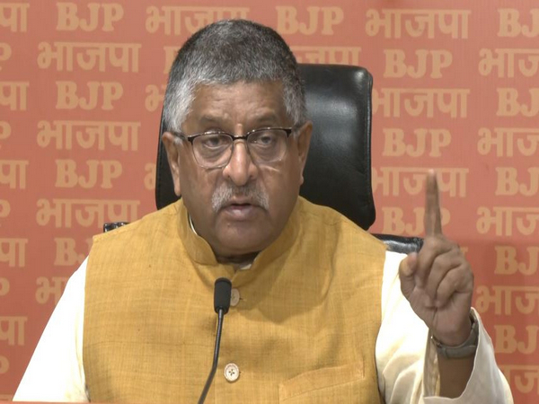 BJP leader Ravi Shankar Prasad (Photo/ANI)