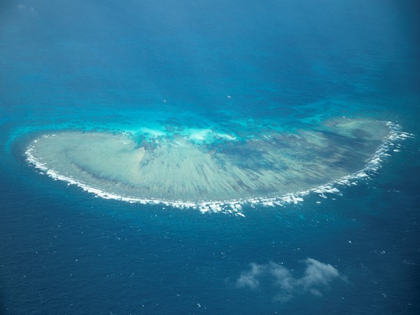 An aerial view of the Menzies Reef in the Spratly Islands, South China Sea. (File Photo/Reuters)
