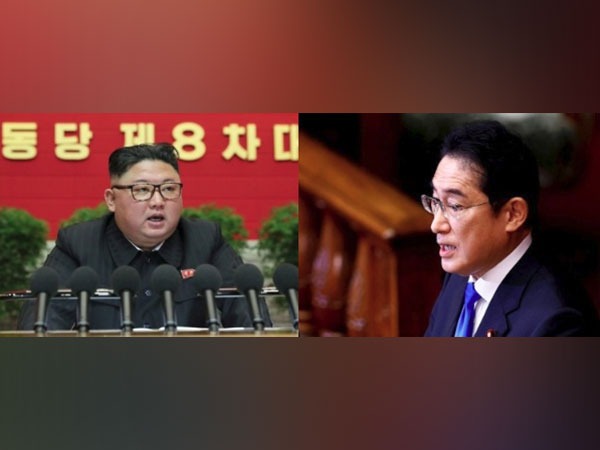 North Korean leader Kim Jong Un (Left) and Japanese PM Fumio Kishida (Right)