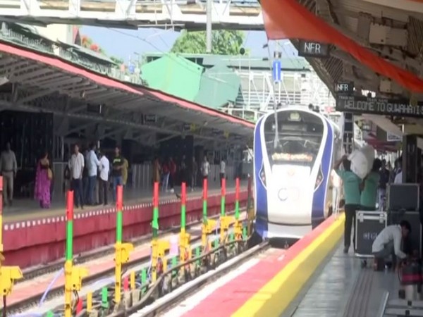 Northeast's first Vande Bharat train to be flagged off by PM Modi. (Photo/ANI)