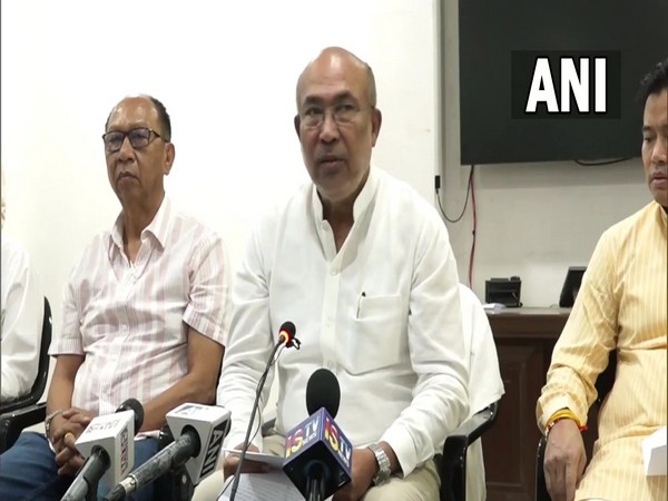Manipur CM N Biren Singh (Photo/ANI)