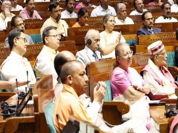 CM Pushkar Singh Dhami attending inauguration of new parliament building (Photo/ANI)