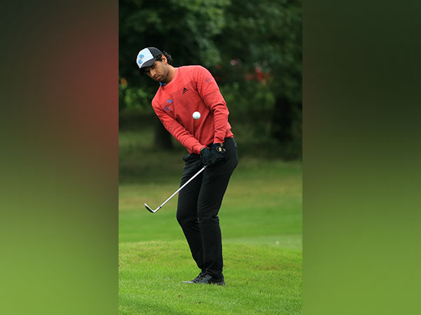 Golfer Aaron Rai in action during Charles Schwab Challenge (Image: PGA)