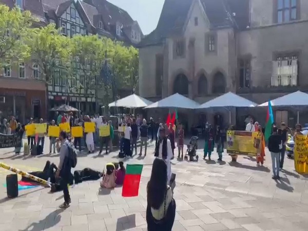 Balochs hold anti-Pakistan protests in Germany against nuclear tests in Balochistan