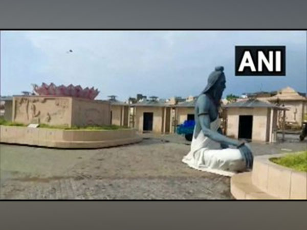 Damage idol on the premises of Mahakal Lok (Photo/ANI)