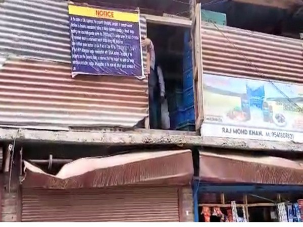 SIA identifies assets worth crores of banned Jamaat-e-Islami in J-K's Kupwara district. (Photo/ANI)