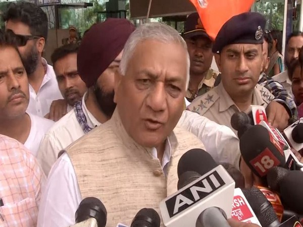 Union Minister General VK Singh (retd) (Photo/ANI)