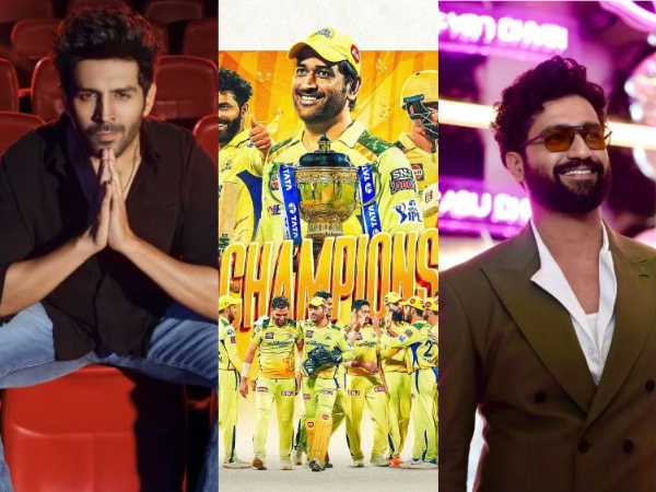 Kartik Aaryan, CSK, Vicky Kaushal (Image source: Twitter)