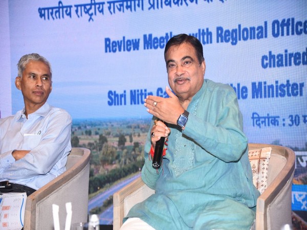 Union Minister for Road Transport and Highways Nitin Gadkari chairing meeting with NHAI officials(Image: Twitter/Office Of Nitin Gadkari)