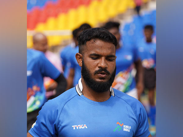 Bharati Vidyapeeth University rugby player Bharat Chavan (Image: MYAS/SAI media)