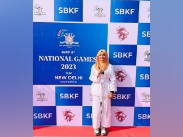 Shaista Alyas clinches Gold Medal at National Taekwondo Championship(Photo/ANI)