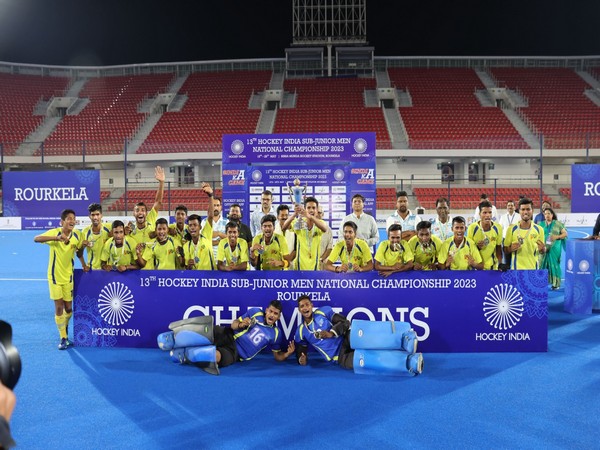 Uttar Pradesh Hockey after winning Hockey India Sub-Junior National Championship 2023 (Image: HI)