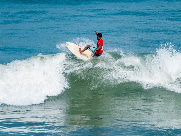 Indian surfer Nitish Varun (Image: SFI)