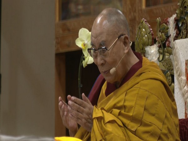 Tibetan Spiritual leader The Dalai Lama. (Photo: ANI)