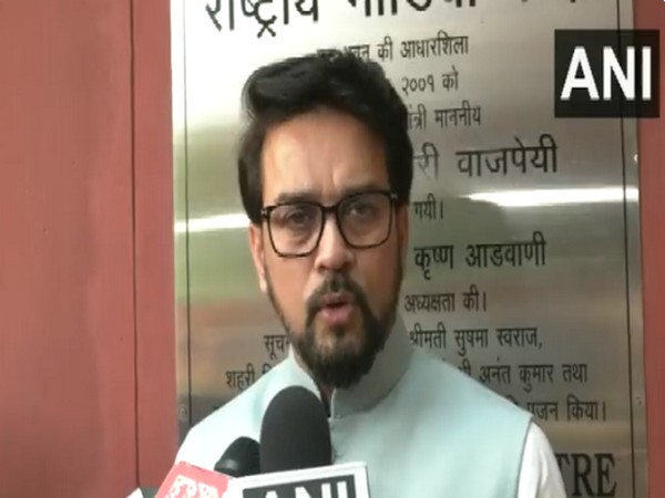 Union Sports Minister Anurag Thakur. (Photo- ANI)
