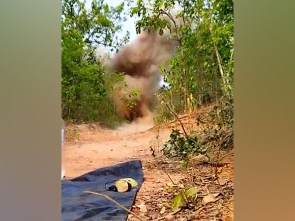 Visual from the spot. (Photo/Source:Chaibasa Police)