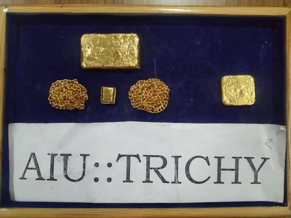 Gold over Rs 72 lakh seized at Trichy Airport (Photo/ANI)