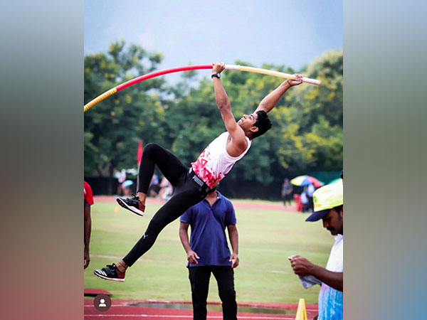 Pole vaulter Siddharth AK (Image: MYAS/SAI media)