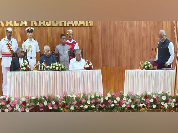 Justice Sarasa Venkatanarayana Bhatti sworn-in as Chief Justice of Kerala High Court (Photo/ANI)