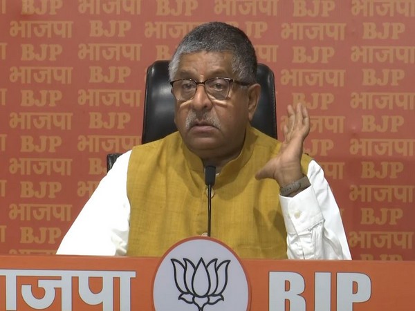BJP leader Ravi Shankar Prasad (Photo/ANI)