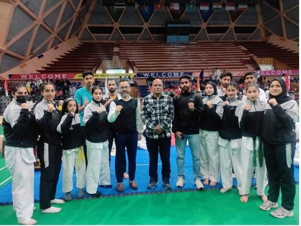 2 day Farooq Taekwondo Open Taekwondo Championship kicked off on Wednesday in Srinagar (Photo/ANI)