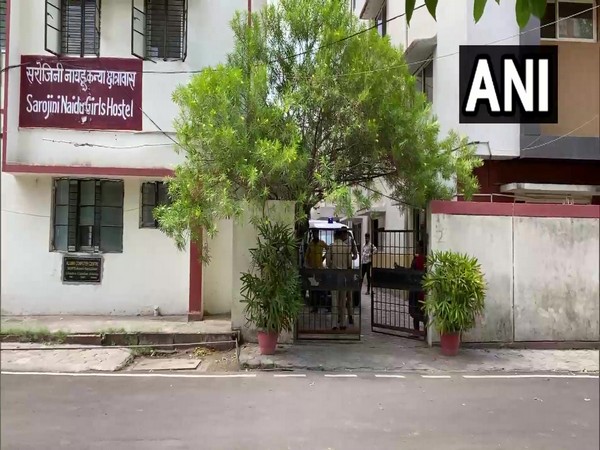 Police team at the hostel (Photo/ANI)