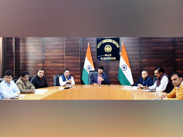 Sapphire exploration team meeting with Kishtwar district administration (Photo/ANI)