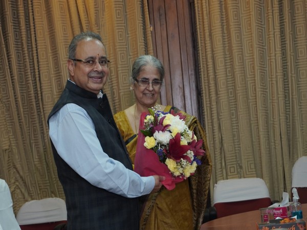 UCC Chairperson meets Law Commission Chairman Rituraj Awasthi (Photo/ANI)