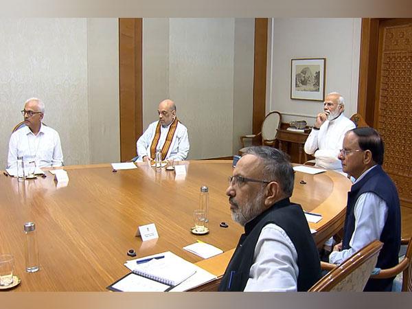 Prime Minister Narendra Modi chairs meeting to review Odisha triple train accident (Photo/ANI)