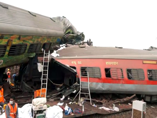 Visuals from Odisha train accident (Photo/ANI)